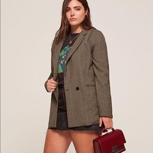 Reformation Gray Blazer